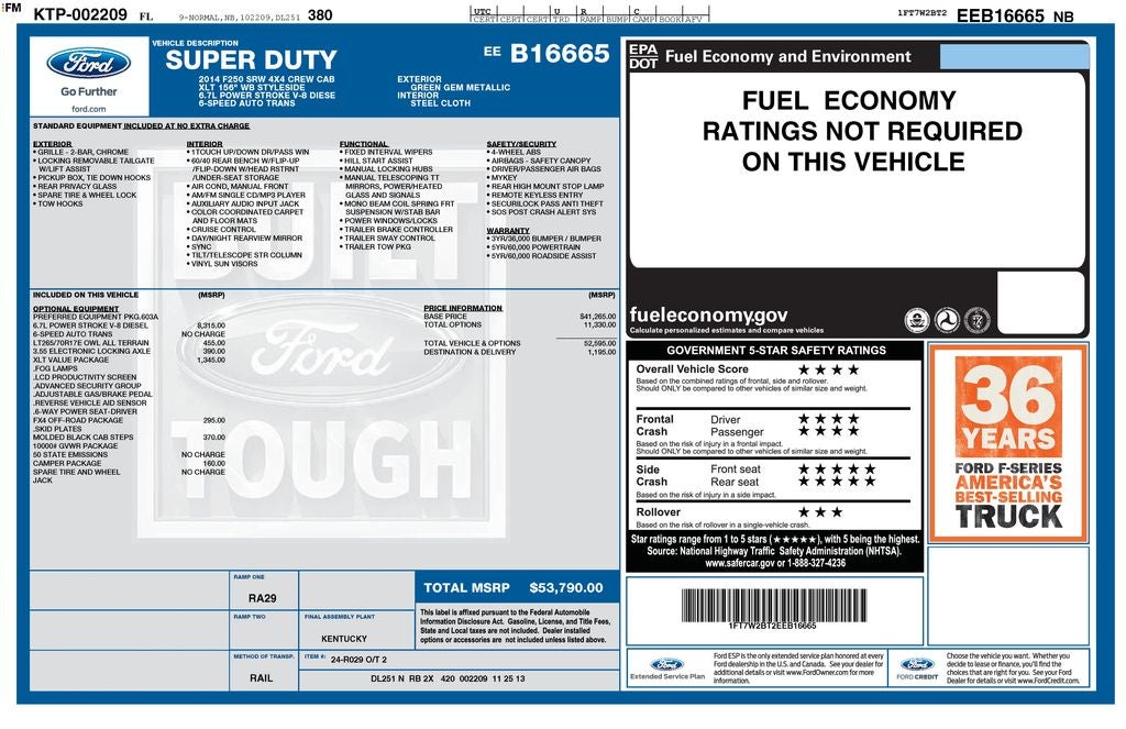 2014 Ford F-250SD XLT