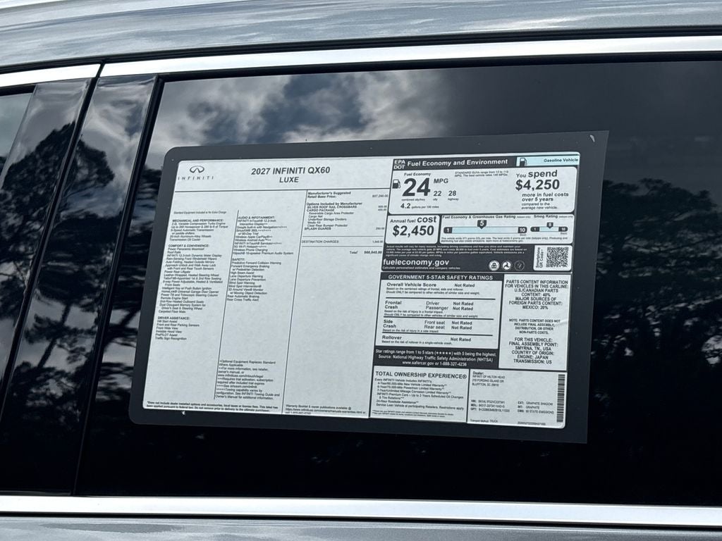 2027 INFINITI QX60 Luxe FWD