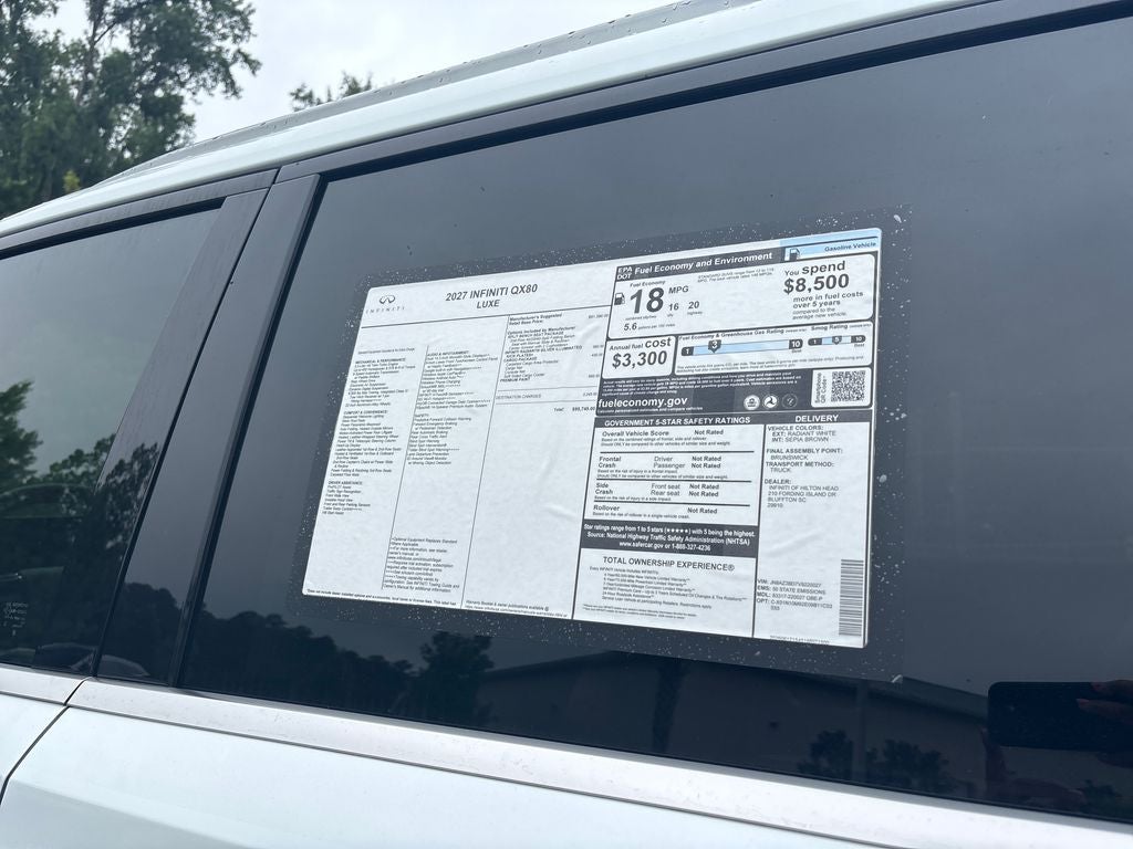 2027 INFINITI QX80 Luxe 2WD