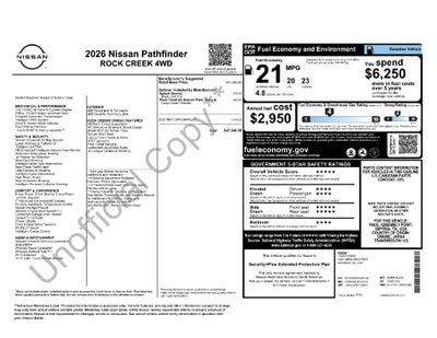 2026 Nissan Pathfinder Rock Creek®