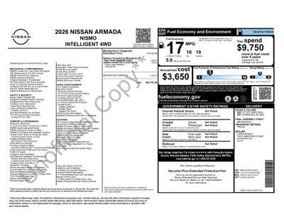 2026 Nissan Armada NISMO®
