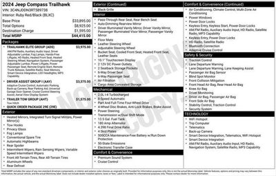 2024 Jeep Compass Trailhawk 4x4