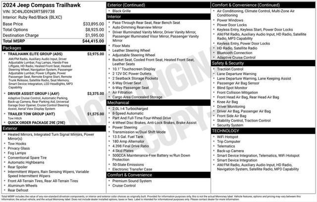 2024 Jeep Compass Trailhawk 4x4