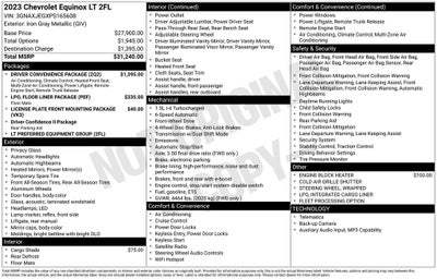 2023 Chevrolet Equinox FWD 2FL