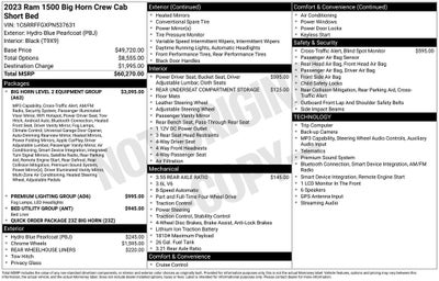 2023 RAM 1500 Big Horn/Lone Star