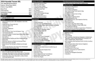 2024 Hyundai Tucson SEL AWD