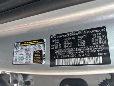 2026 Hyundai Santa Fe Limited FWD