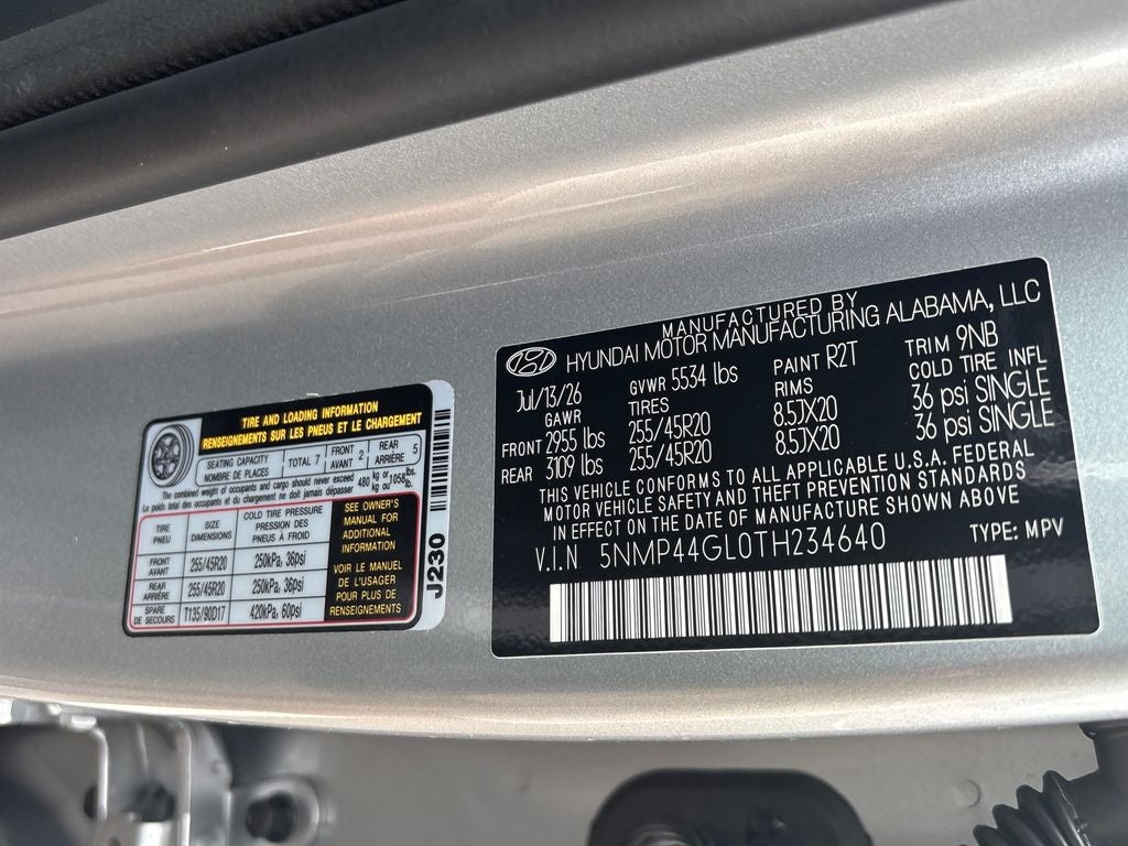 2026 Hyundai Santa Fe Limited FWD
