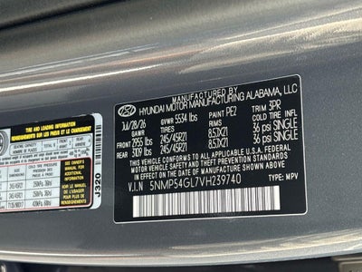 2027 Hyundai Santa Fe Calligraphy FWD