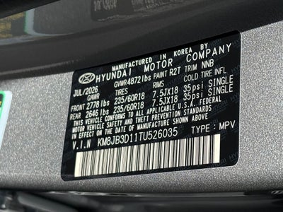 2026 Hyundai Tucson Hybrid SEL FWD