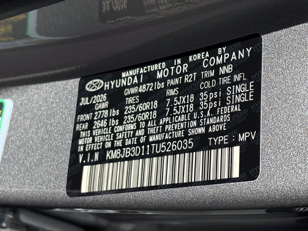 2026 Hyundai Tucson Hybrid SEL FWD
