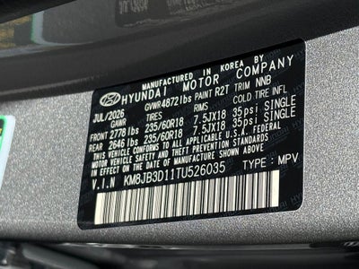 2026 Hyundai Tucson Hybrid SEL FWD