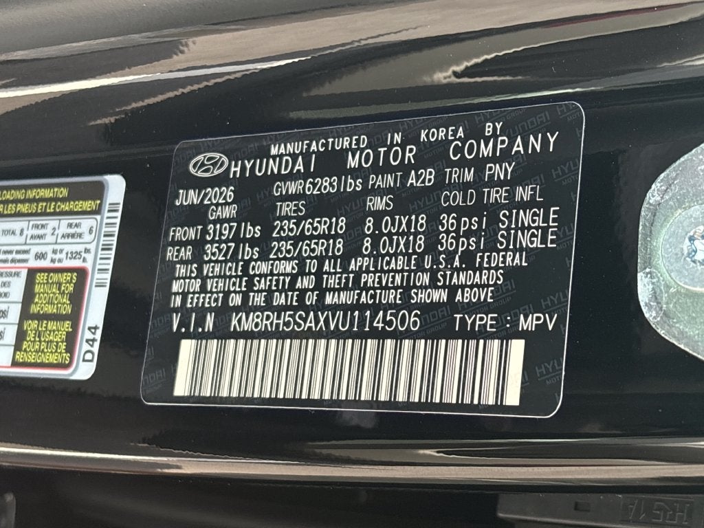 2027 Hyundai Palisade Hybrid Blue SEL Premium 8P