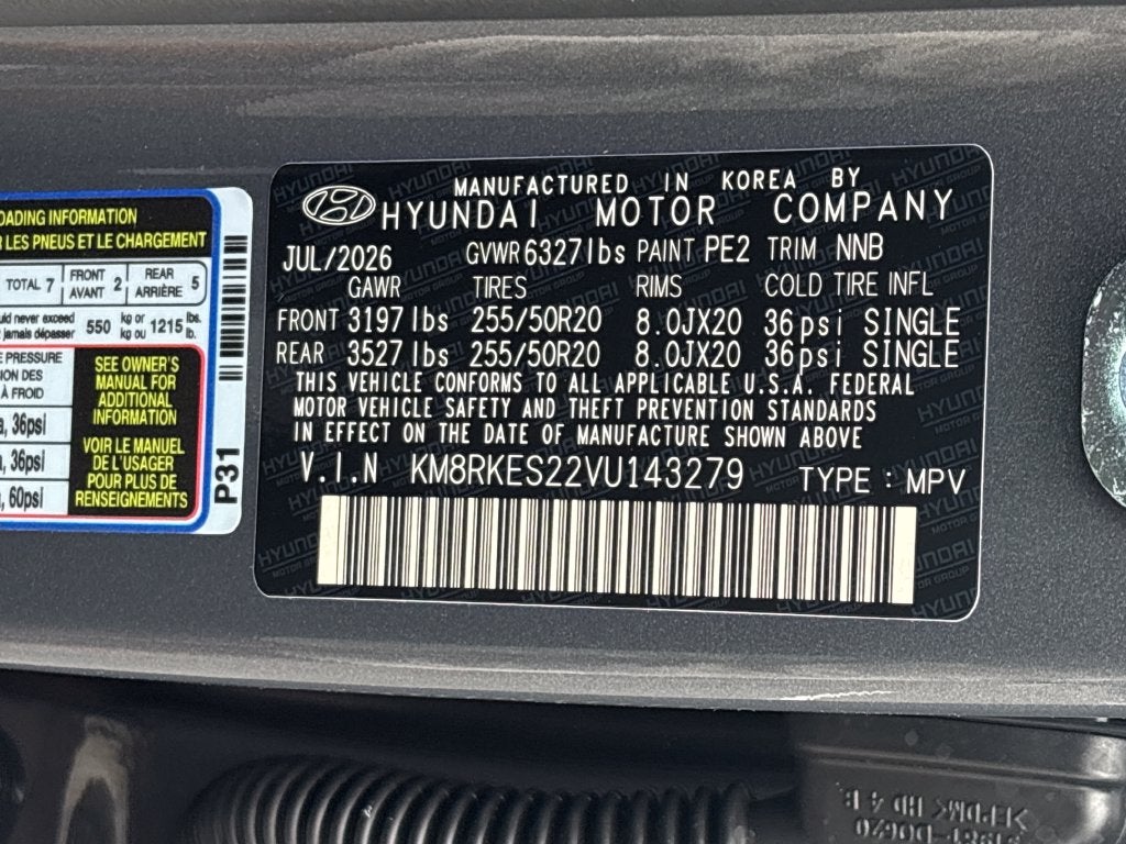2027 Hyundai Palisade Limited AWD