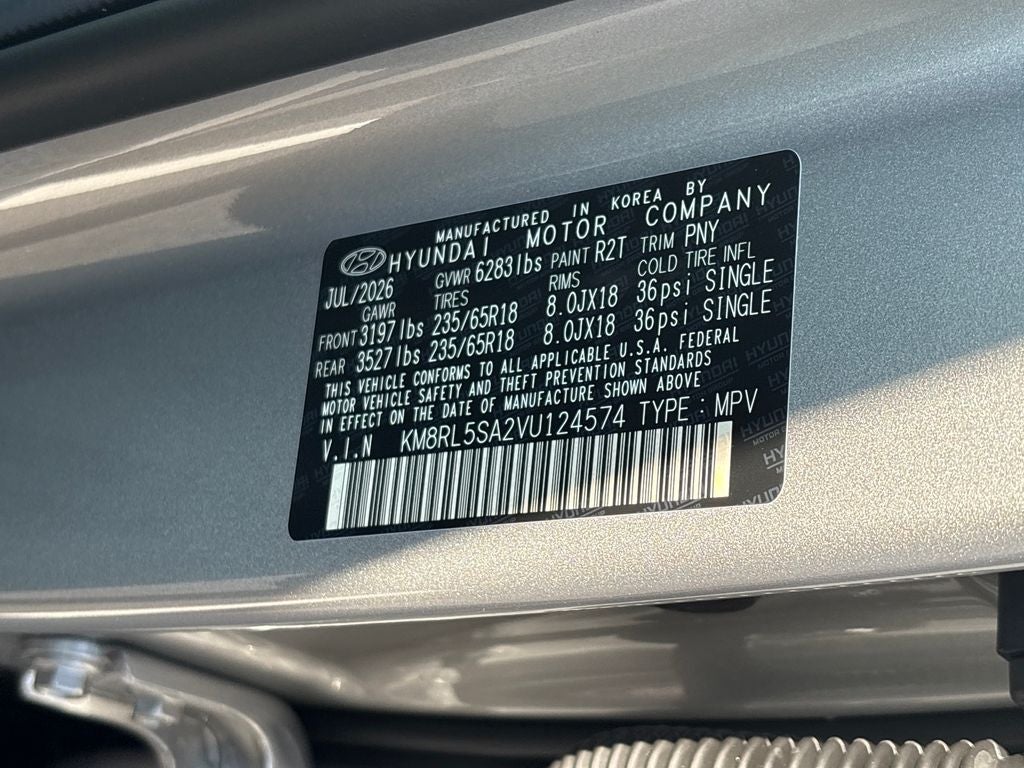 2027 Hyundai Palisade Hybrid Blue SEL 7P