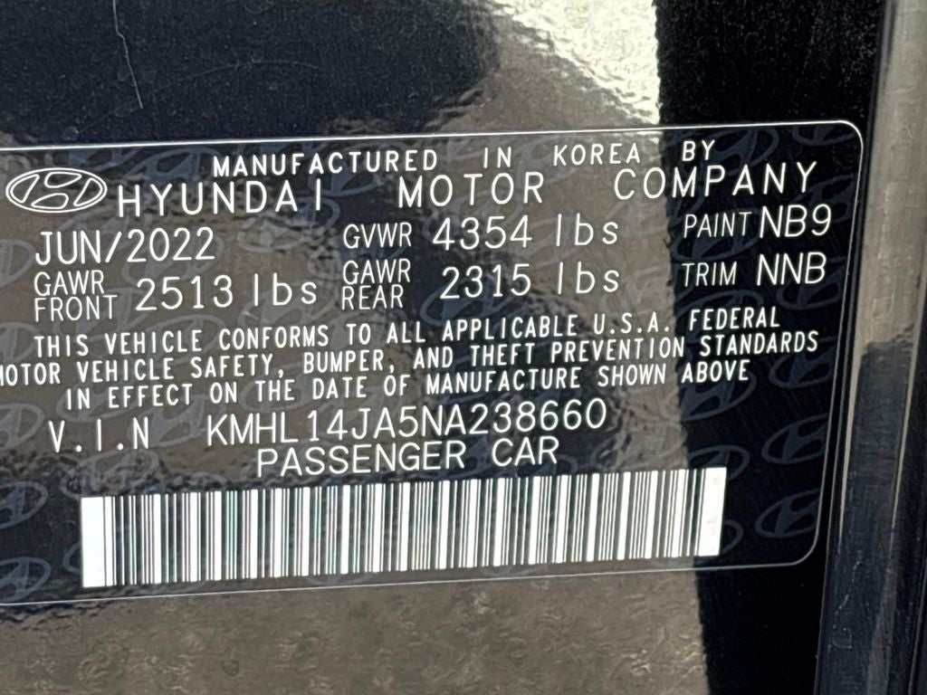 2022 Hyundai Sonata SEL Convenience