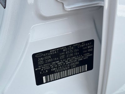2026 Hyundai Sonata Hybrid Blue