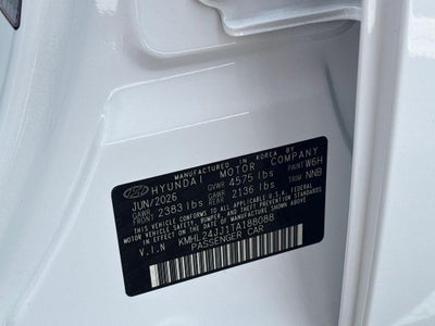 2026 Hyundai Sonata Hybrid Blue