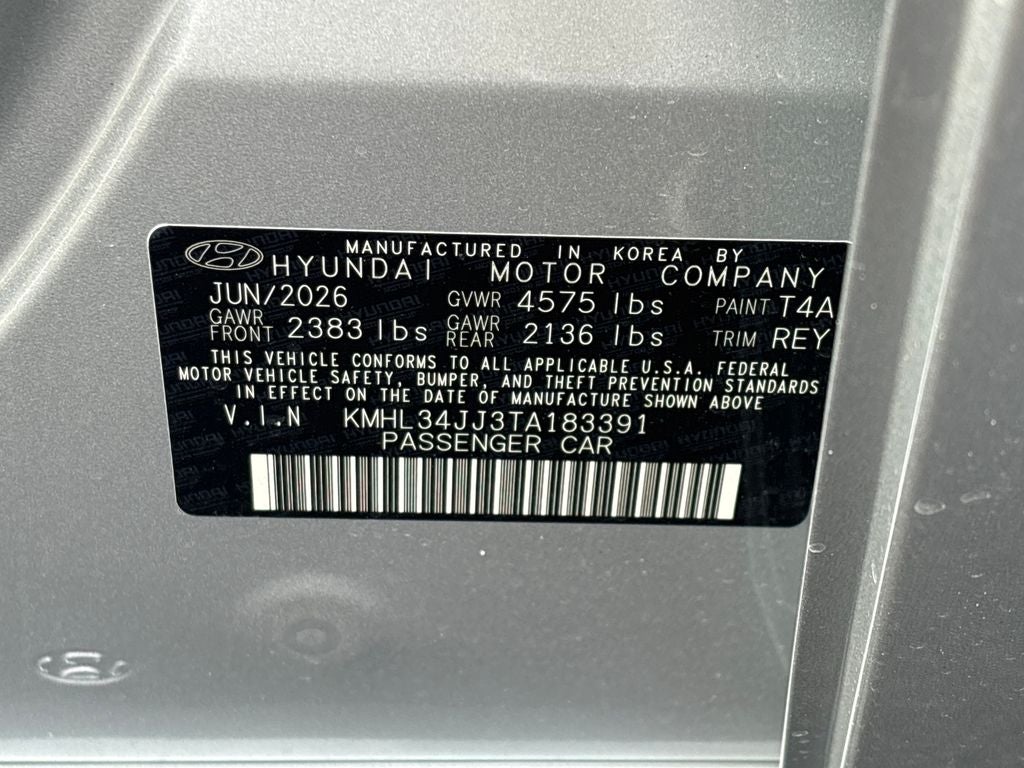 2026 Hyundai Sonata Hybrid SEL
