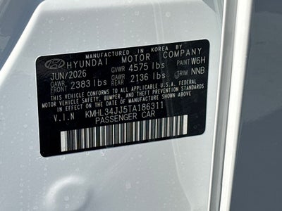 2026 Hyundai Sonata Hybrid SEL