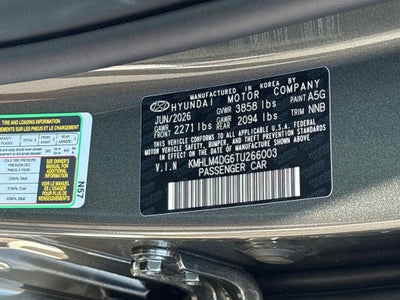 2026 Hyundai Elantra SEL Sport