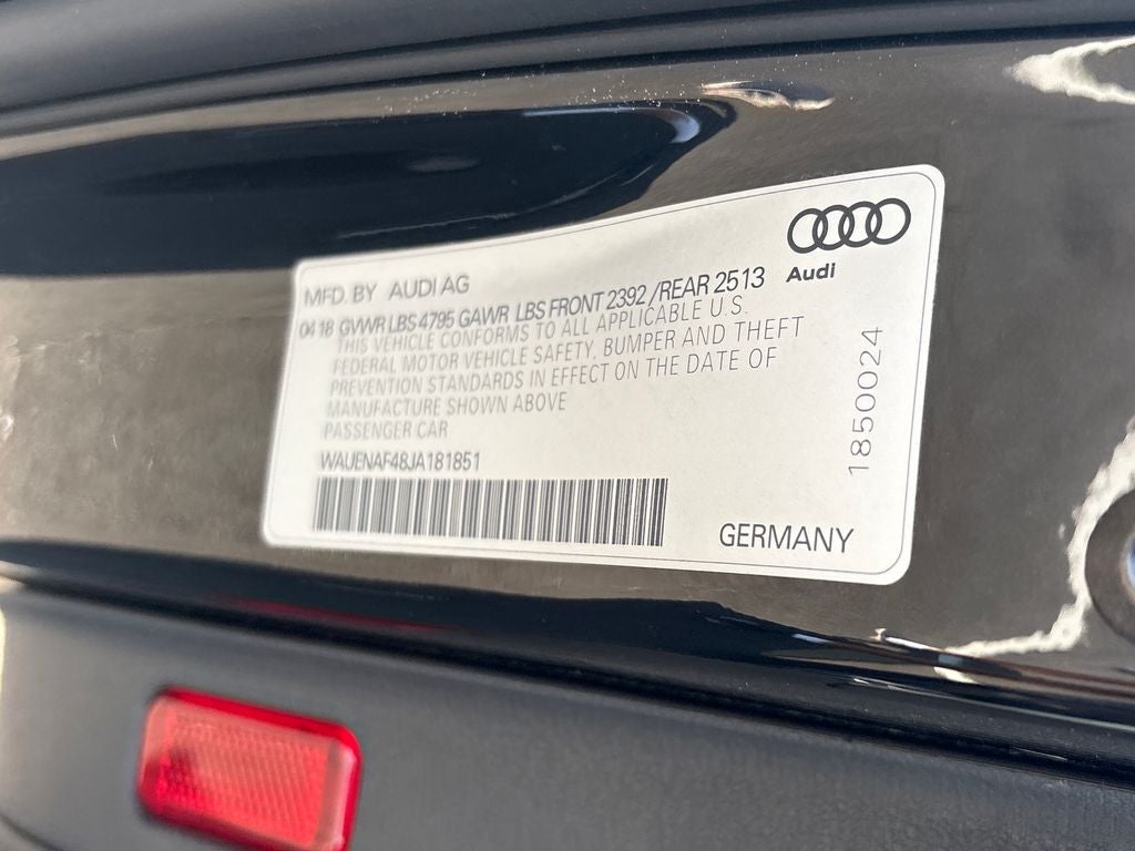 2018 Audi A4 2.0T Premium quattro