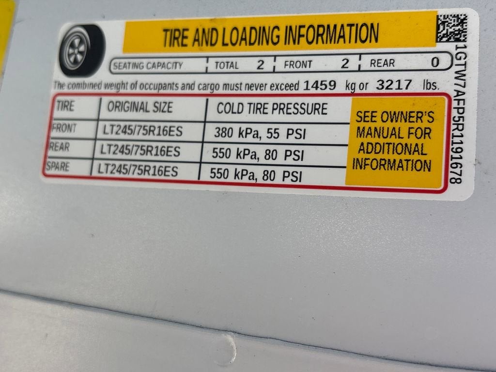 2024 GMC Savana Cargo 2500 Work Van