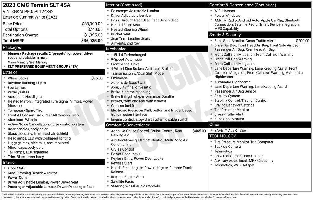 2023 GMC Terrain SLT