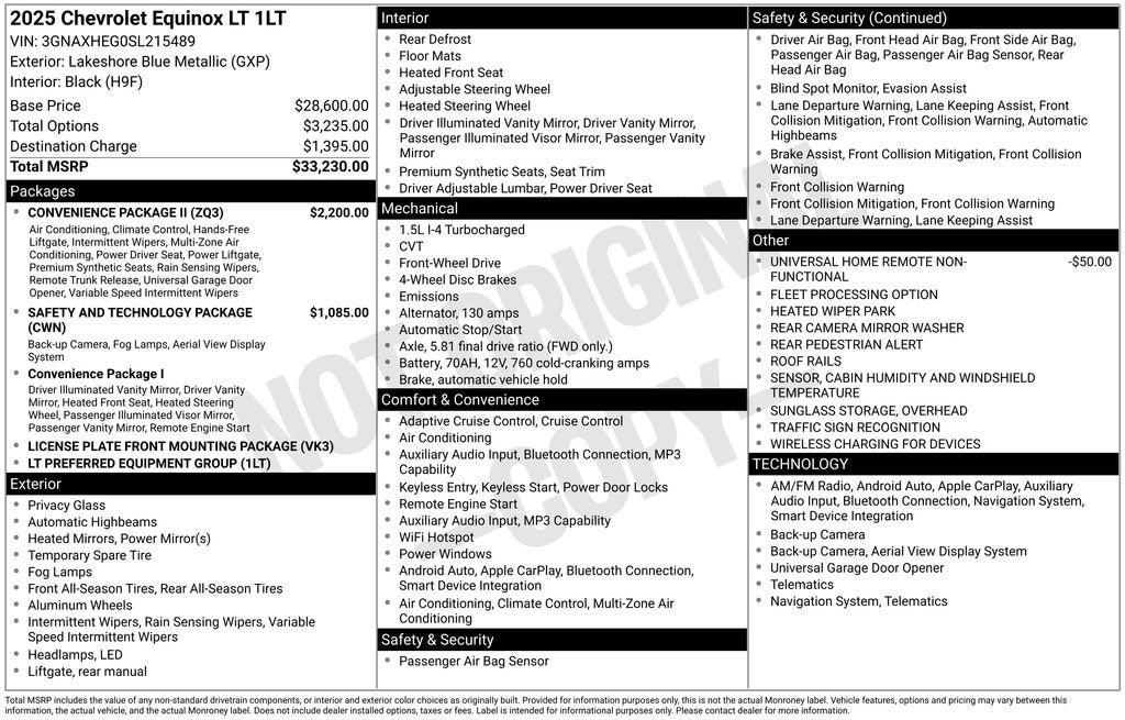 2025 Chevrolet Equinox LT
