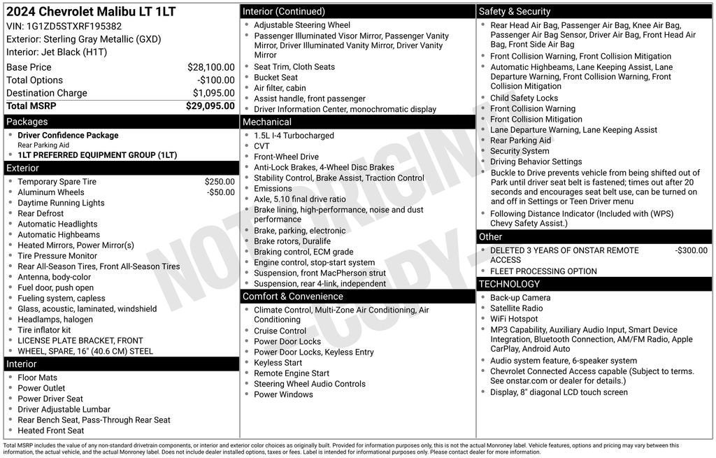 2024 Chevrolet Malibu Base