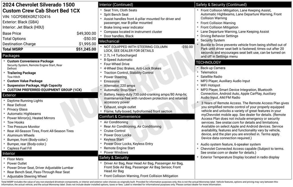 2024 Chevrolet Silverado 1500 Base