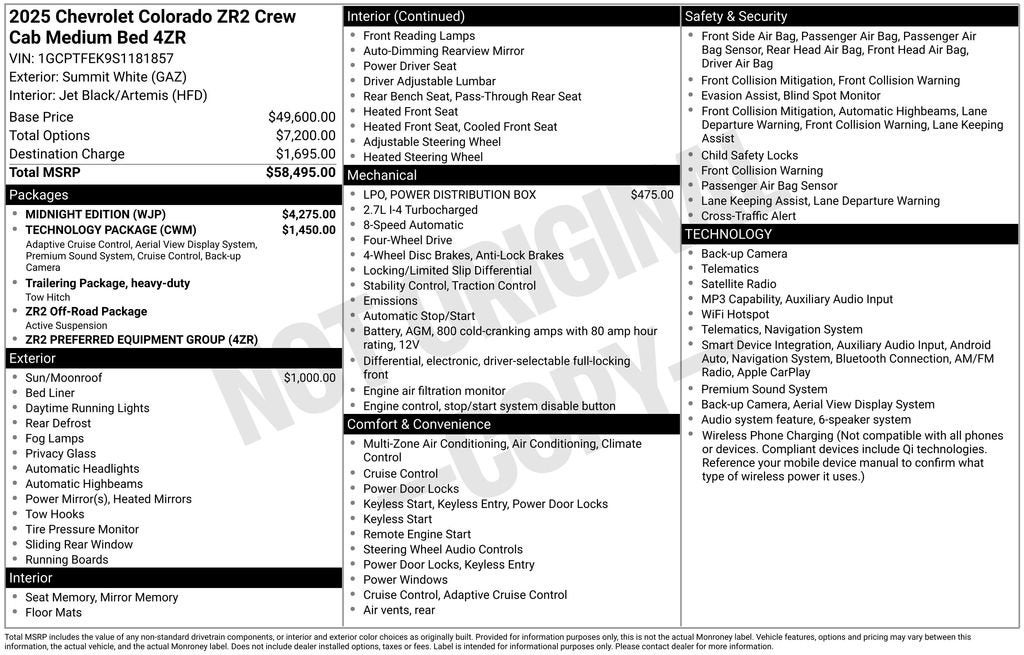 2025 Chevrolet Colorado Base