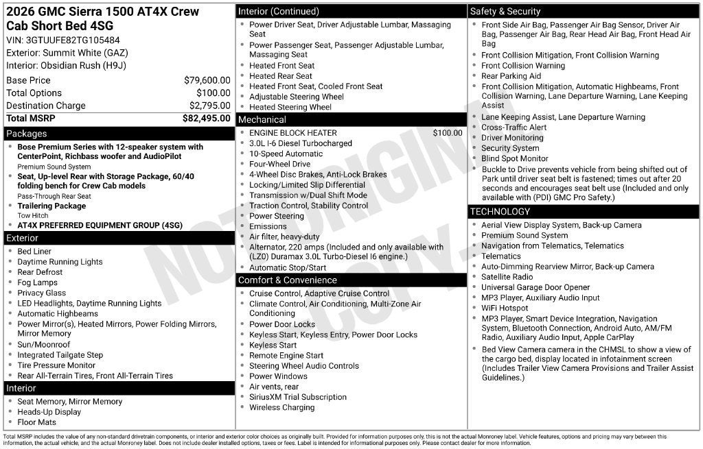 2026 GMC Sierra 1500 Base