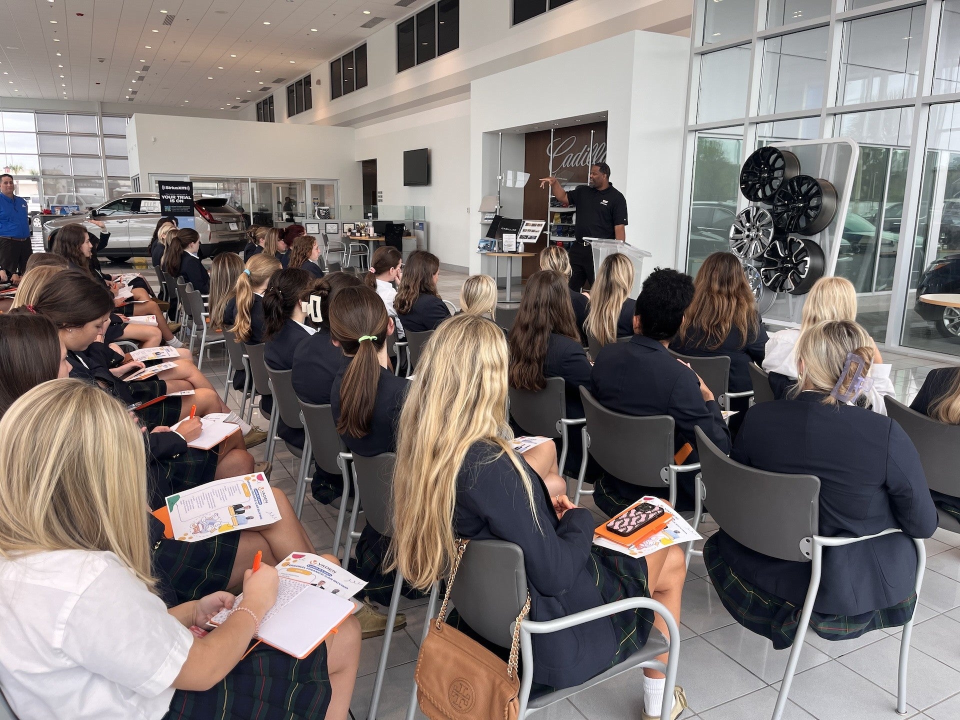 senior class from St. Vincent's Academy, Savannah, GA